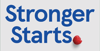 The Tesco Stronger Starts logo.