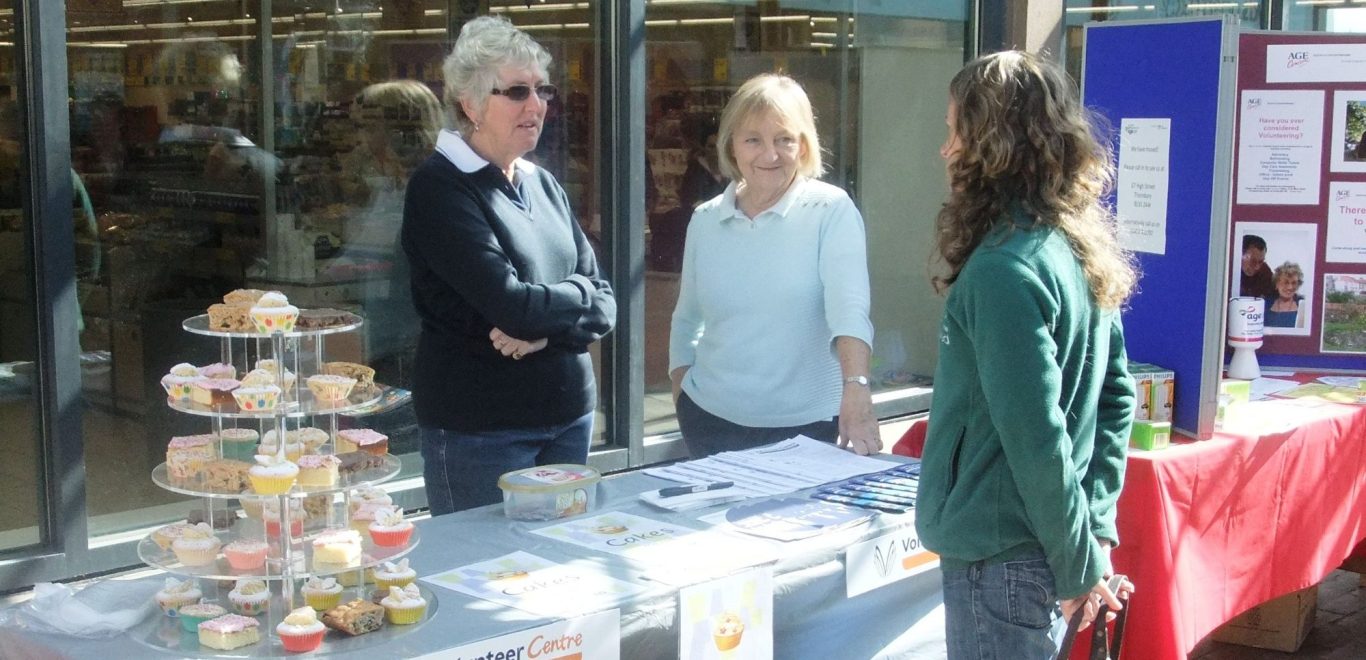 Volunteer Fair stall Thornbury Volunteer Fair